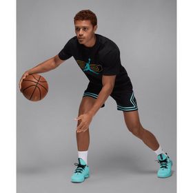 Jordan HF9910-013 Siyah Sport Dri-FIT Mesh Diamond Shorts Erkek Şort
