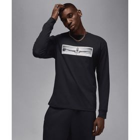Jordan HV4563-010 Siyah Brand Photo Ls Crew Erkek Sweatshirt