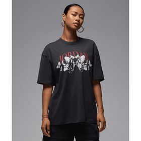 Jordan IB7031-045 Siyah Oversized Graphic Kadın T-Shirt