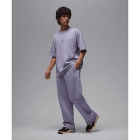 Jordan IB7238-519 Mor Brooklyn Fleece Oversized Open-Hem Pants Erkek Eşofman Altı