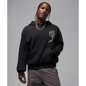 Jordan IF5853-010 Siyah Brooklyn Oversized Pullover Hoodie Erkek Sweatshirt