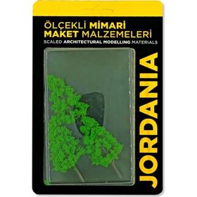 Jordania Ağaç Açık Yeşil 1:100 Ölçek 8 cm 3 Adet JE03P-126080 Maket