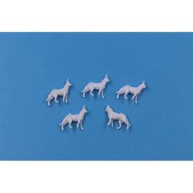 Jordania H04100 5'li 1/100 Maket Köpek Figürü