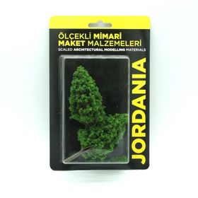 Jordania JE03P-126120 Açık Yeşil 1:50 12 cm 2'li Maket Ağaç