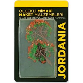 Jordania JE03P-W8070B Narçiçeği Ağaç 1:100 Ölek 8 cm 2 Adet Maket