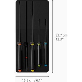Joseph Joseph 10545 Elevate Store 5 Parça Renkli Bıçak Seti