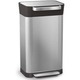 Joseph Joseph 30030 Titan 30 lt Kompaktörlü Paslanmaz Çelik Çöp Kovası