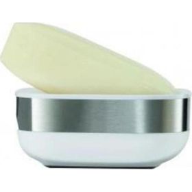 Joseph Joseph 70533 Paslanmaz Çelik Beyaz Slim Steel Sabunluk