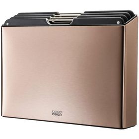 Joseph Joseph Rose Gold 60172 Folio Standlı Kesme Tahtası Seti