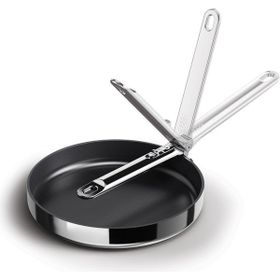 Joseph Joseph Space 3 Katmalı Paslanmaz Çelik Seramik Kaplama 24 cm Kızartma Tavası