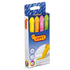 Jovi Stik Karışık Renkli 4'lü Fosforlu Kalem