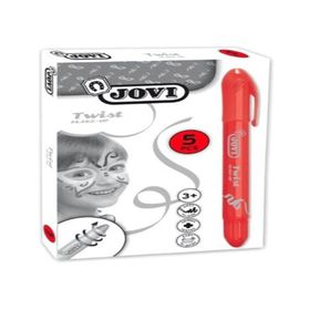 Jovi Twist Stick 5'li Kırmızı Yüz Boyama Kalemi