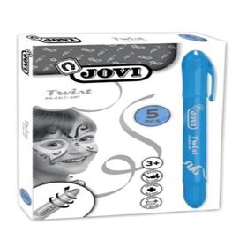 Jovi Twist Stick 5'li Mavi Yüz Boyama Kalemi