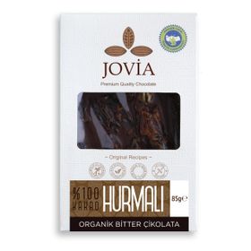 Jovia 85 gr Bitter Hurmalı Organik Çikolata