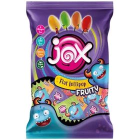 Jox Yassı Meyve Ve Kola Aromalı 25'li Paket Lolipop