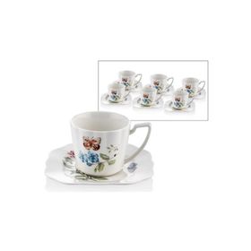 Joy Carmen 1JYC-107 Butterfly Serisi 6 Kişilik 220 cc Çay Fincanı