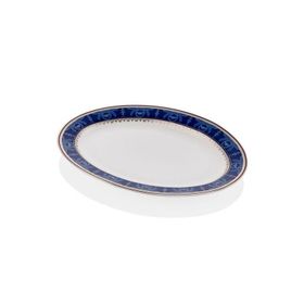 Joy Carmen Blue Banube 20x14 cm Küçük Kayık Tabak