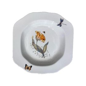 Joy Carmen Butterfly 6'lı 21 cm Çukur Tabak