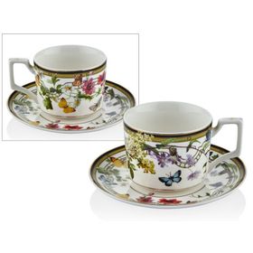 Joy Carmen Muse Garden 6'lı 15x6.5 cm Çay Fincanı Seti