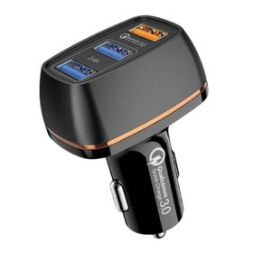 Joyroom C-M303 QC 3.0 30W 3xUSB Siyah Araç Şarj Cihazı