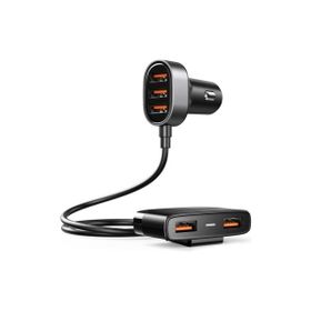 Joyroom JR-CL03 6.2A 5 Giriş Siyah USB Akıllı Araç Şarj Cihazı