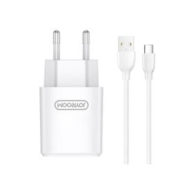 Joyroom L M226 2.4A Beyaz Çift Giriş Hızlı Şarj Adaptörü