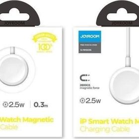 Joyroom S-IW003S Apple Watch 2.5W 30 cm Qİ Beyaz Kablosuz Şarj Cihazı