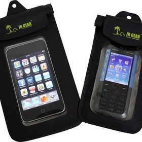 JR Gear MPH101 Siyah Küçük Boy Su Geçirmez Cep Telefonu Telefon Kılıfı