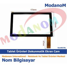 JsMax MID-713C Siyah Dokunmatik Ekran