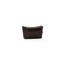 Juliano 15 x 24 cm Payet Big Gold Makyaj Çantası