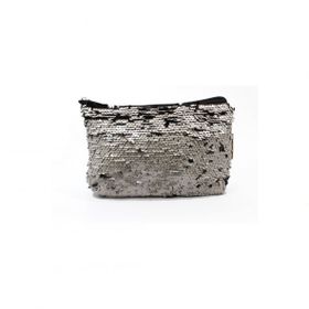 Juliano 15 x 24 cm Payet Big Siyah Makyaj Çantası
