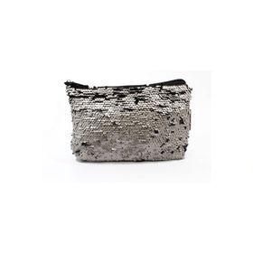 Juliano 15 x 24 cm Payet Big Siyah Makyaj Çantası