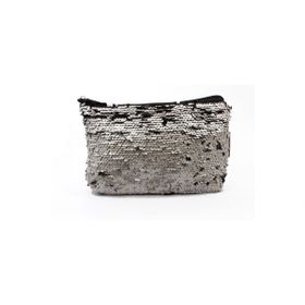 Juliano 15 x 24 cm Payet Big Siyah Makyaj Çantası