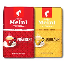 Julius Meinl 2'li 1 kg Jubilaum + President Çekirdek Kahve Seti
