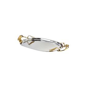 Jumbo 10845-LF Leaf Oval Tepsi