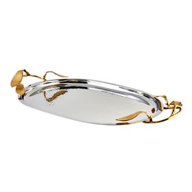 Jumbo 10845-LF Leaf Oval Tepsi
