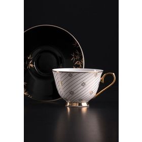 Jumbo 500.01.01.3367 Gold Bambu 2'li Kahve Fincan Takımı