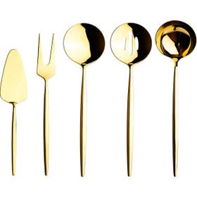 Jumbo 9000 5 Parça Titanyum Gold Servis Takımı