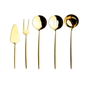 Jumbo 9000 5 Parça Titanyum Gold Servis Takımı