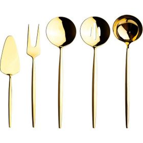 Jumbo 9000 5 Parça Titanyum Gold Servis Takımı