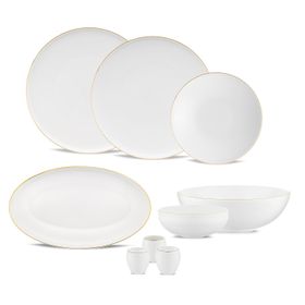 Jumbo Belle Gold 55 Parça 12 Kişilik Yemek Takımı