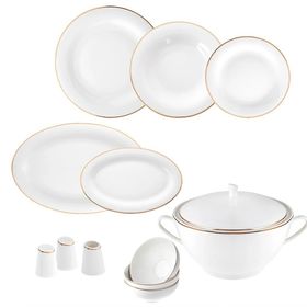 Jumbo Bright Gold 12 Kişilik 60 Parça Yemek Takımı