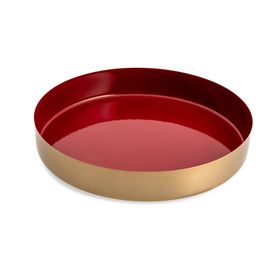 Jumbo Capella Kırmızı 26 cm Yuvarlak Tepsi