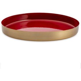 Jumbo Capella Kırmızı 26 cm Yuvarlak Tepsi