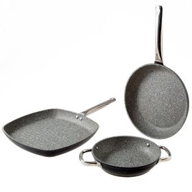 Jumbo Darci Black 3lü Tava Seti