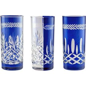 Jumbo Double Face 6'lı Meşrubat Bardağı Mavi