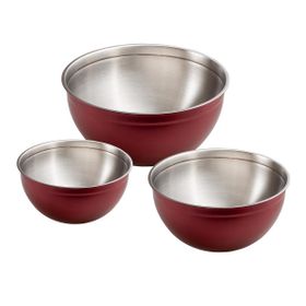 Jumbo Globe 9 Parça Bordo Rendeli Saklama Kabı Seti