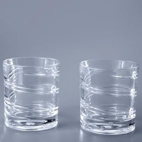 Jumbo Glory 2x250 ml Çizgili Viski Bardağı