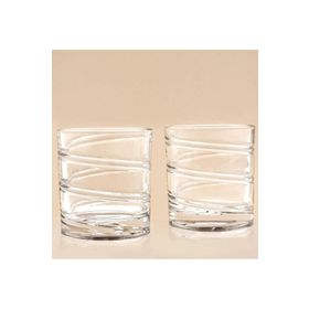 Jumbo Glory 2x250 ml Çizgili Viski Bardağı