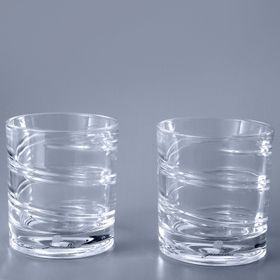 Jumbo Glory 2x250 ml Çizgili Viski Bardağı